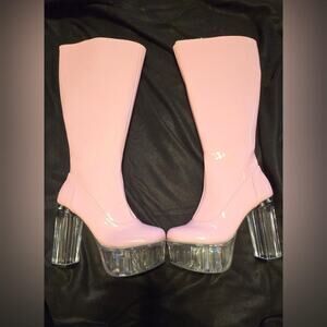 Sugar Thrillz Lady Find Your Groove Patent Boots